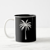 Tasse 2 Couleurs Vacances été cool Sunset Beach Palm Tree (Gauche)