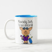 Tasse 2 Couleurs Vacances Prêt (Gauche)