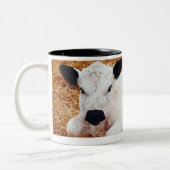Tasse 2 Couleurs Vache à bébé, veau (Gauche)