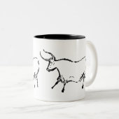 Tasse 2 Couleurs Vache à Lascaux (Devant droit)