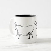 Tasse 2 Couleurs Vache à Lascaux (Devant gauche)