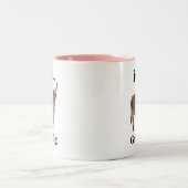 Tasse 2 Couleurs Vache animale zébu (Centre)