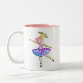 Tasse 2 Couleurs Vache blanche mignonne (Gauche)