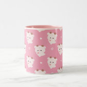 Tasse 2 Couleurs Vache d'amour mignonne (Centre)