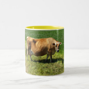 Tasse 2 Couleurs Vache de Jersey dans les îles Anglo-Normandes