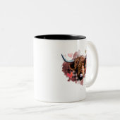 Tasse 2 Couleurs vache de valentine (Devant droit)