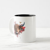 Tasse 2 Couleurs vache de valentine (Devant gauche)