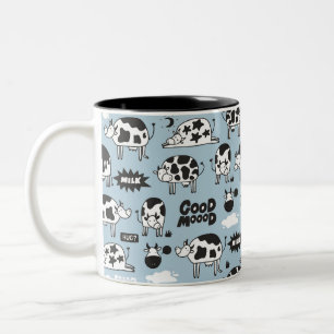 Tasse 2 Couleurs Vache et lait