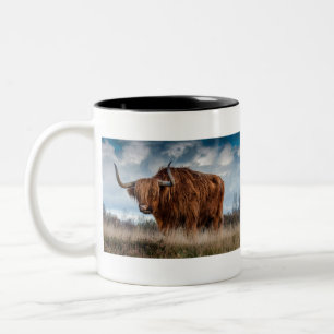Tasse 2 Couleurs Vache majestueuse des Highlands