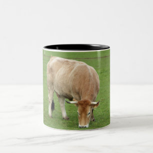 Tasse 2 Couleurs Vache nantaise dans un champ