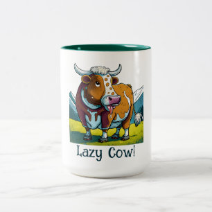 Tasse 2 Couleurs Vache pâle