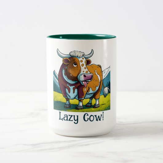 Tasse 2 Couleurs Vache pâle (Centre)