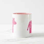 Tasse 2 Couleurs Vache rose (Centre)