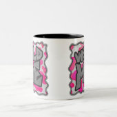 Tasse 2 Couleurs Vache rose et blanc chaud (Centre)