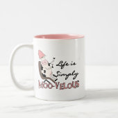 Tasse 2 Couleurs Vache Simply Tshirts et cadeaux Moo-velous (Gauche)
