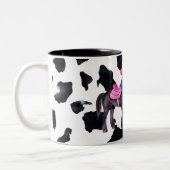 Tasse 2 Couleurs Vachère rose Howdy Cheval (Gauche)