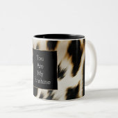 Tasse 2 Couleurs Vachette blanche noire (Devant droit)