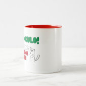 Tasse 2 Couleurs Vaffanculo avant mon café du matin - drôle de muqu (Centre)