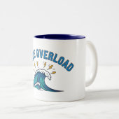 Tasse 2 Couleurs Vague de surcharge de stoke (Devant droit)