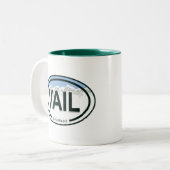 Tasse 2 Couleurs Vail Colorado Rocky Mountain (Devant gauche)