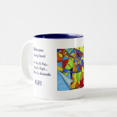 Tasse 2 Couleurs Vaisseau à boire polyvalent (Devant gauche)