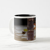 Tasse 2 Couleurs vaisseau spatial Mars Odyssey (Devant gauche)