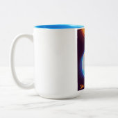 Tasse 2 Couleurs Vaisseau spatial vers Mars (Gauche)