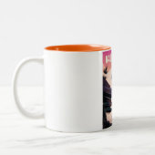 Tasse 2 Couleurs Val Thorens, France poster ski (Gauche)