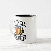 Tasse 2 Couleurs Valence Espagne (Devant gauche)