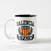 Tasse 2 Couleurs Valence Espagne (Gauche)