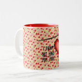 Tasse 2 Couleurs Valentine (Devant gauche)