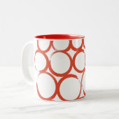 Tasse 2 Couleurs Valentine a peint XOXO (Devant gauche)