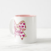 Tasse 2 Couleurs Valentine Coquette Chrétienne (Devant gauche)