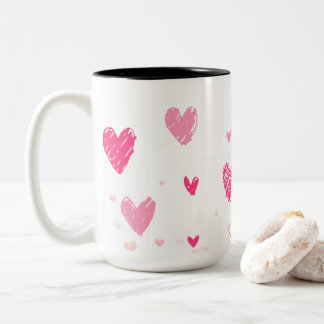 Tasse 2 Couleurs Valentine Day