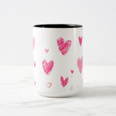Tasse 2 Couleurs Valentine Day (Centre)