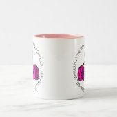 Tasse 2 Couleurs Valentine Love Bug (Centre)