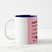 TASSE 2 COULEURS VALENTINES DAY (Gauche)