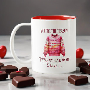 Tasse 2 Couleurs Valentines moches
