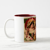 Tasse 2 Couleurs Valentines victoriennes Couple (Gauche)