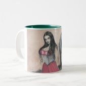 Tasse 2 Couleurs Vamp et loup (Devant gauche)