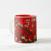 Tasse 2 Couleurs Van Gogh Almond Blossoms Rouge (Devant gauche)