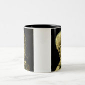Tasse 2 Couleurs Van Gogh Fumer du squelette (Centre)