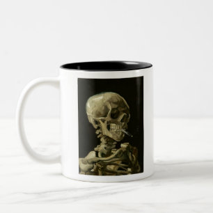 Tasse 2 Couleurs van gogh Skull