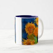 Tasse 2 Couleurs Van Gogh Sunflowers (Devant droit)