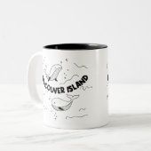 Tasse 2 Couleurs Vancouver Island Canada Whales (Devant gauche)