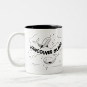 Tasse 2 Couleurs Vancouver Island Canada Whales (Gauche)