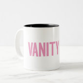 Tasse 2 Couleurs Vanity Fur Rose (Devant gauche)