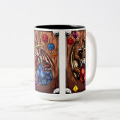 Tasse 2 Couleurs Vaso del Amo del Juego (Devant droit)