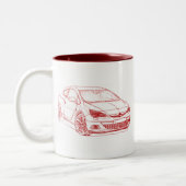Tasse 2 Couleurs Vaux Astra GTC 2012 (Gauche)