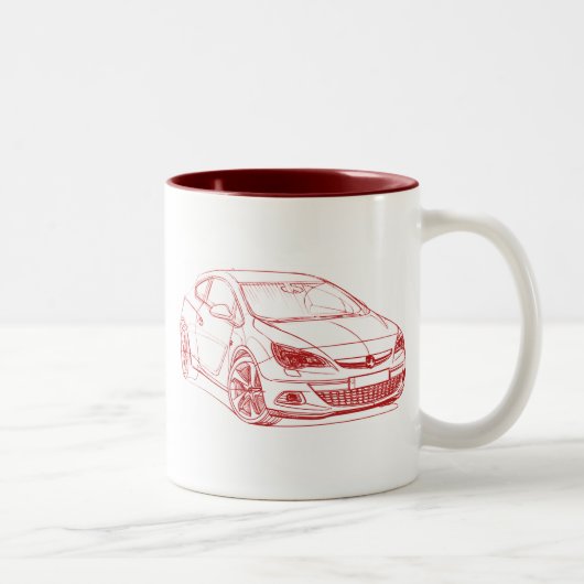 Tasse 2 Couleurs Vaux Astra GTC 2012 (Droit)